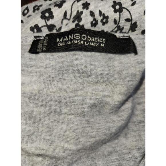 Mango | Women | Top Shirt | Black Gray | Size Large | Fits smaller - Picture 8 of 9
